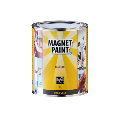 MAGNETPAINT - Magnetická farba do interiéru tmavošedá 1 l