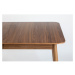 Rozkladací jedálenský stôl s doskou v dekore orechového dreva 80x120 cm Glimps – Zuiver