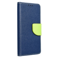 Diárové puzdro na Samsung Galaxy A12 Fancy Book modro limetkové