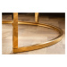 LuxD Dizajnový konferenčný stolík Latrisha II - 80 cm vzor imitácia mramora