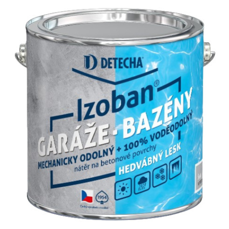 DETECHA Izoban - syntetická farba na betón zelený 20 kg