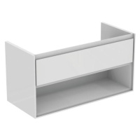Kúpeľňová skrinka pod umývadlo Ideal Standard Connect Air 100x44x51,7 cm v kombinácii šedý dub /