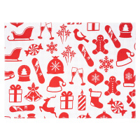 Trade Concept Vianočné prestieranie Darčeky červená, 33 x 45 cm