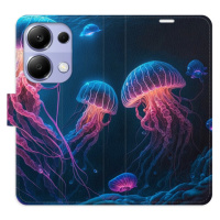 Flipové puzdro iSaprio - Jellyfish - Xiaomi Redmi Note 13 Pro