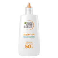 GARNIER Ambre Solaire super UV denný fluid proti nedokonalostiam s niacínamidom a SPF 50+, 40 ml