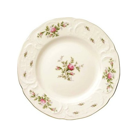 ROSENTHAL SANSSOUCI ELFENBEIN MOOSROSE NEU POLIERGOLD ROMANA, 26 cm