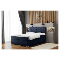 Expedo Čalúnená posteľ boxspring NORIS + topper, 200x200, matt velvet 79