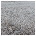 Kusový koberec Fluffy Shaggy 3500 beige kruh - 80x80 (průměr) kruh cm Ayyildiz koberce