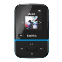 SanDisk MP3 Clip Sport Go, modrá 32 GB