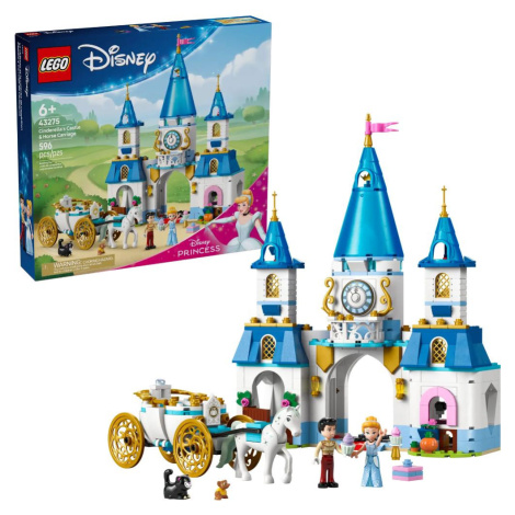 LEGO ® 43275 Popelčin zámek a kočár