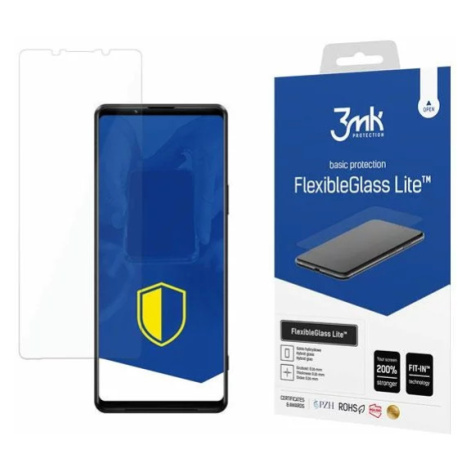 Ochranné sklo 3MK FlexibleGlass Lite Sony Xperia 1 III 5G Hybrid Glass Lite
