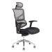Ergonomická kancelárska stolička OfficePro Merope Farba: čierna, Opierka hlavy: bez opierky