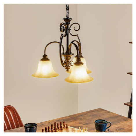 Závesná lampa CELLO, 3-plameňové HINKLEY