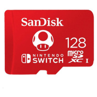 SanDisk MicroSDXC karta 256 GB pre Nintendo Switch (R:100/W:90 MB/s, UHS-I, V30,U3, C10, A1) lic