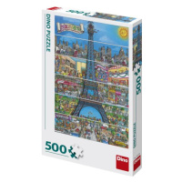 Dino EIFFELOVA VEŽA KRESLENÁ 500 Puzzle