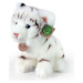 Plyšový tiger biely sediaci, 25 cm, ECO-FRIENDLY