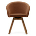 Hnedá jedálenská stolička Marvin – Kave Home