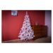 Nexos 32993 Umelý vianočný strom s trblietavým efektom - 120 cm, biely