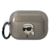 Púzdro Karl Lagerfeld Airpods Pro 2 cover black Ikonik Karl Lagerfeld (KLAP2HNIKTCK)