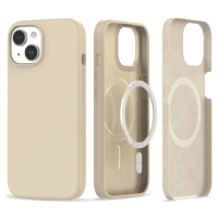 Kryt TECH-PROTECT SILICONE MAGSAFE IPHONE 15 SAND BEIGE (9319456604214)