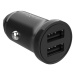 Set autonabíjačky FIXED s 2xUSB výstupom a USB/USB-C kábla, 1 meter, 15W Smart Rapid Charge, čie