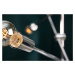 LuxD 24977 Dizajnová stojanová lampa Walter strieborná Stojanové svietidlo