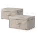 Súprava 2 úložných boxov na oblečenie Compactor Family Trunks, 150 l