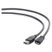 Kabel CABLEXPERT CCP-mUSB3-AMBM-6 USB A-B micro 1,8m 3.0, modrý