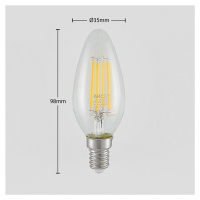LED E14 filament 4 W 2 700 K 3-krokový stmievač
