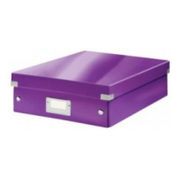 Leitz Organizač.škatuľa Click-Store so sklápacím vekom purpurová