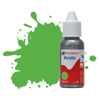 Humbrol barva akryl DB0208 - No 208 Fluorescent Signal Green Gloss - 14ml