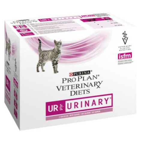 Purina VD Feline - UR St/Ox Urinary Salmon kapsičky pre mačky 10x85g