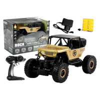 mamido Auto na diaľkové ovládanie jeep R / C 1:18 zlaté