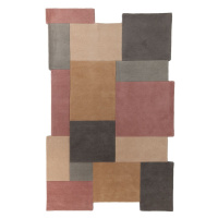 Vlnený koberec Flair Rugs Collage Earthy, 120 x 180 cm