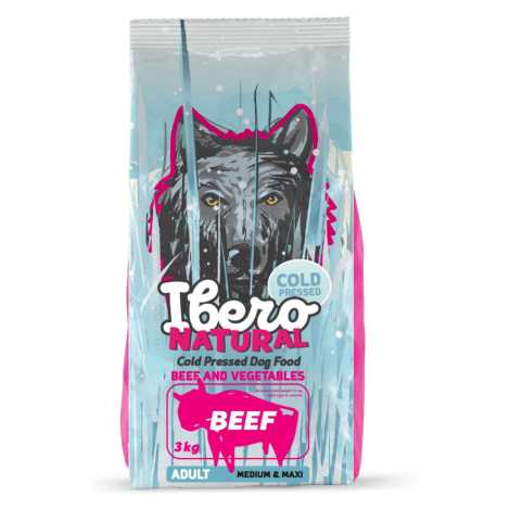 Ibero Cold Press Dog Adult Medium/Large Beef - 3kg