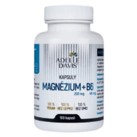 ADELLE DAVIS Magnezium 200mg + B6 40mg 100 kapsúl