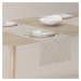 Dekoria Štóla na stôl, béžovo-krémové geometrické vzory, 40 x 130 cm, Sunny, 143-44