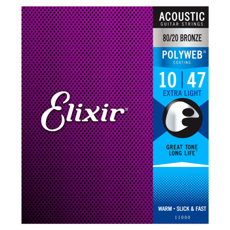 Elixir Polyweb 80/20 Bronze Extra Light