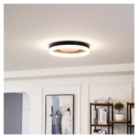 Lucande Smart LED stropné svietidlo Squillo black Tuya RGBW CCT