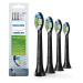 PHILIPS SONICARE Optimal White HX6064/11 čierne náhradné hlavice 4 ks