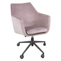 Ružová kancelárska stolička Actona Nora