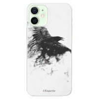 Odolné silikónové puzdro iSaprio - Dark Bird 01 - iPhone 12 mini