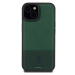 U.S. Polo PU Leather Mesh Pattern Double Horse Zadný Kryt pre iPhone 15 Green