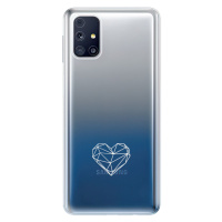 Odolné silikónové puzdro iSaprio - čiré - Digital Love - Samsung Galaxy M31s