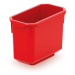 Sada úložných boxů 6 ks XEBLOCCK 14 x 7,5 x 28 cm černo-červená