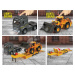 Kamión s nakladačom Volvo Truck & Wheel Loader Majorette 35 cm dĺžka so zvukom a svetlom