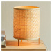 Stolná lampa Trinidad z prírodného bambusu