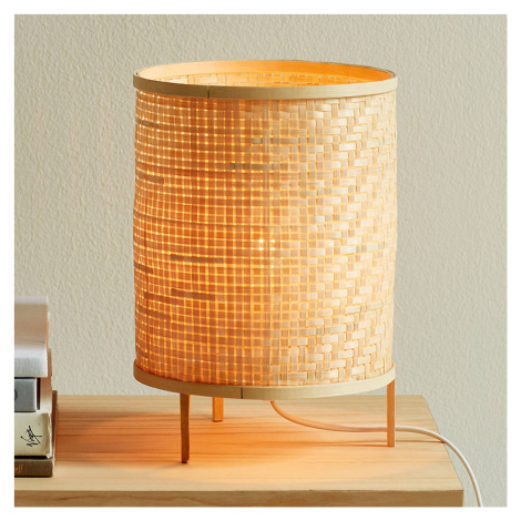 Stolná lampa Trinidad z prírodného bambusu Nordlux