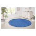 Kusový koberec Nasty 101153 Blau kruh - 133x133 (průměr) kruh cm Hanse Home Collection koberce