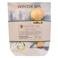 ACCENTRA Soľ do kúpeľa Winter spa v darčekovom vrecku vr. drevené lyžičky 150 g